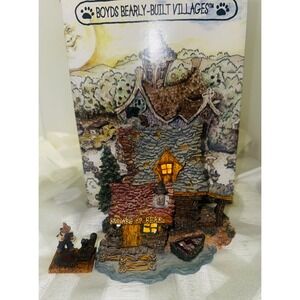 Boyds Bearly Built Villages Edmund's Hideaway #5 Resin Figurine NEW